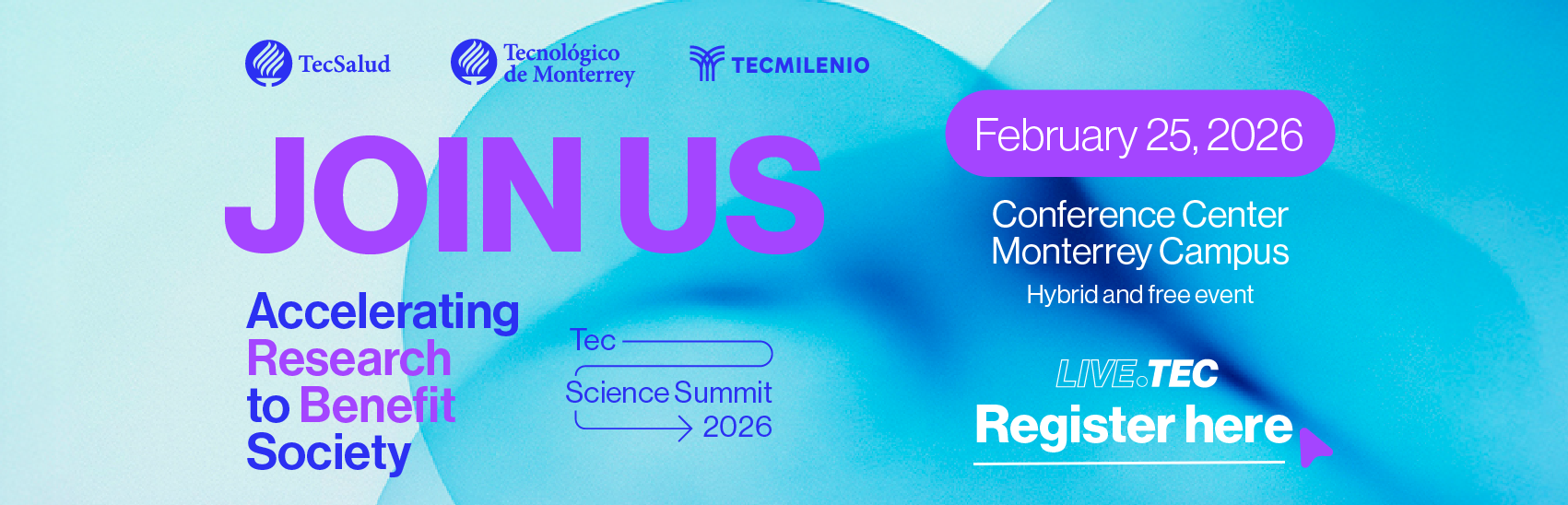 JOIN US Tec Science Summit ing